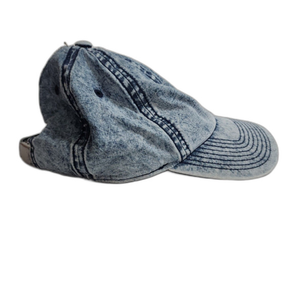Adidas Denim Acid Wash Cotton Aeroready Cap Hat - Picture 6 of 8